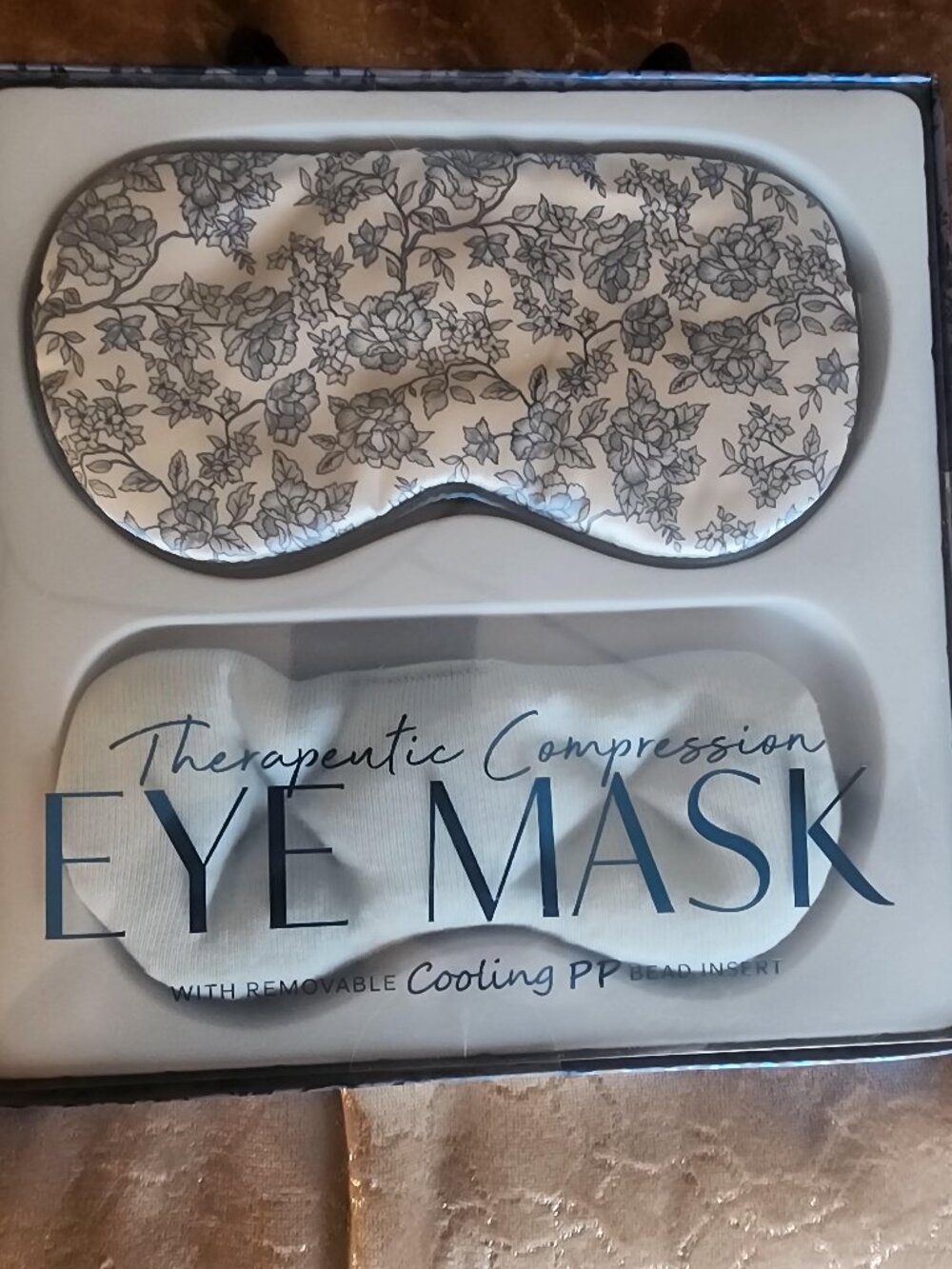 NWT Primrose Therapeutic Compression Eye Mask with Removable Cooling Insert